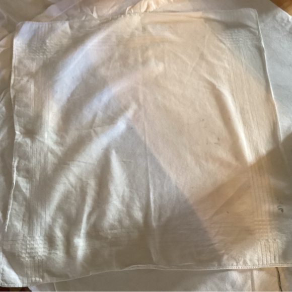 Mixture of scarfs , some navy and white some red and one hanky . - Picture 7 of 7